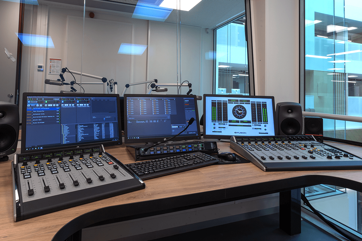 The new radiostudio with Telos Infinity