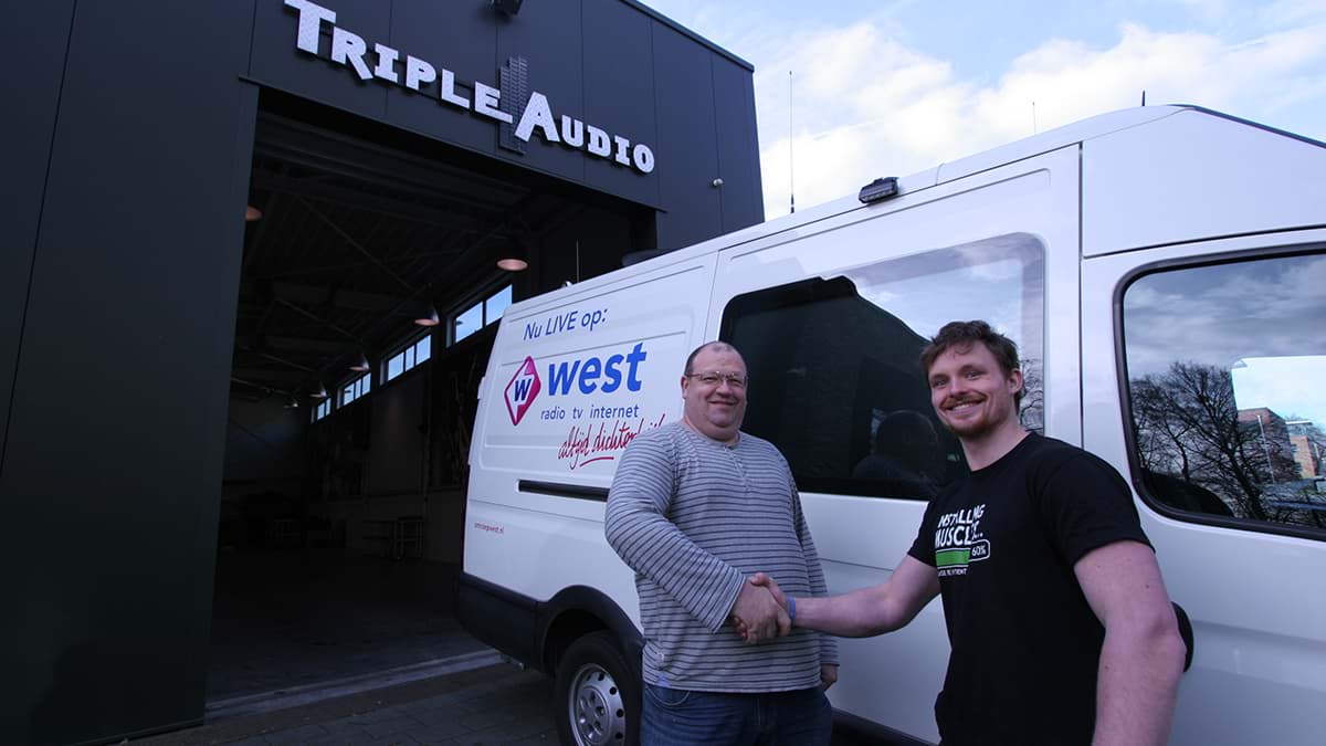 Delivery of the new Omroep West OB van